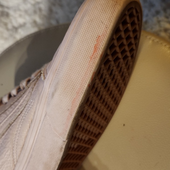 Vans Light Pink- Leather     Sz. W - 8.5.  M - 7 - Picture 3 of 6